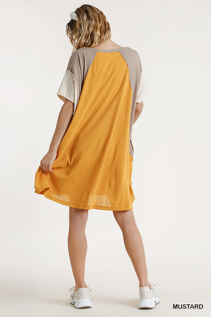 Sunshine Block Dress