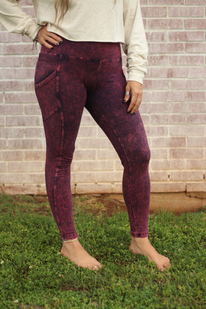 Plum Out There Leggings