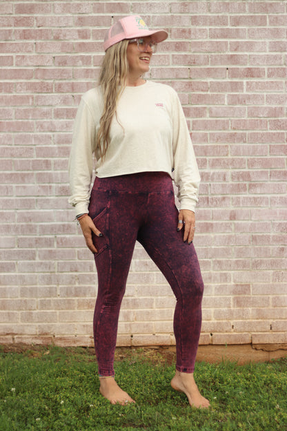 Plum Out There Leggings