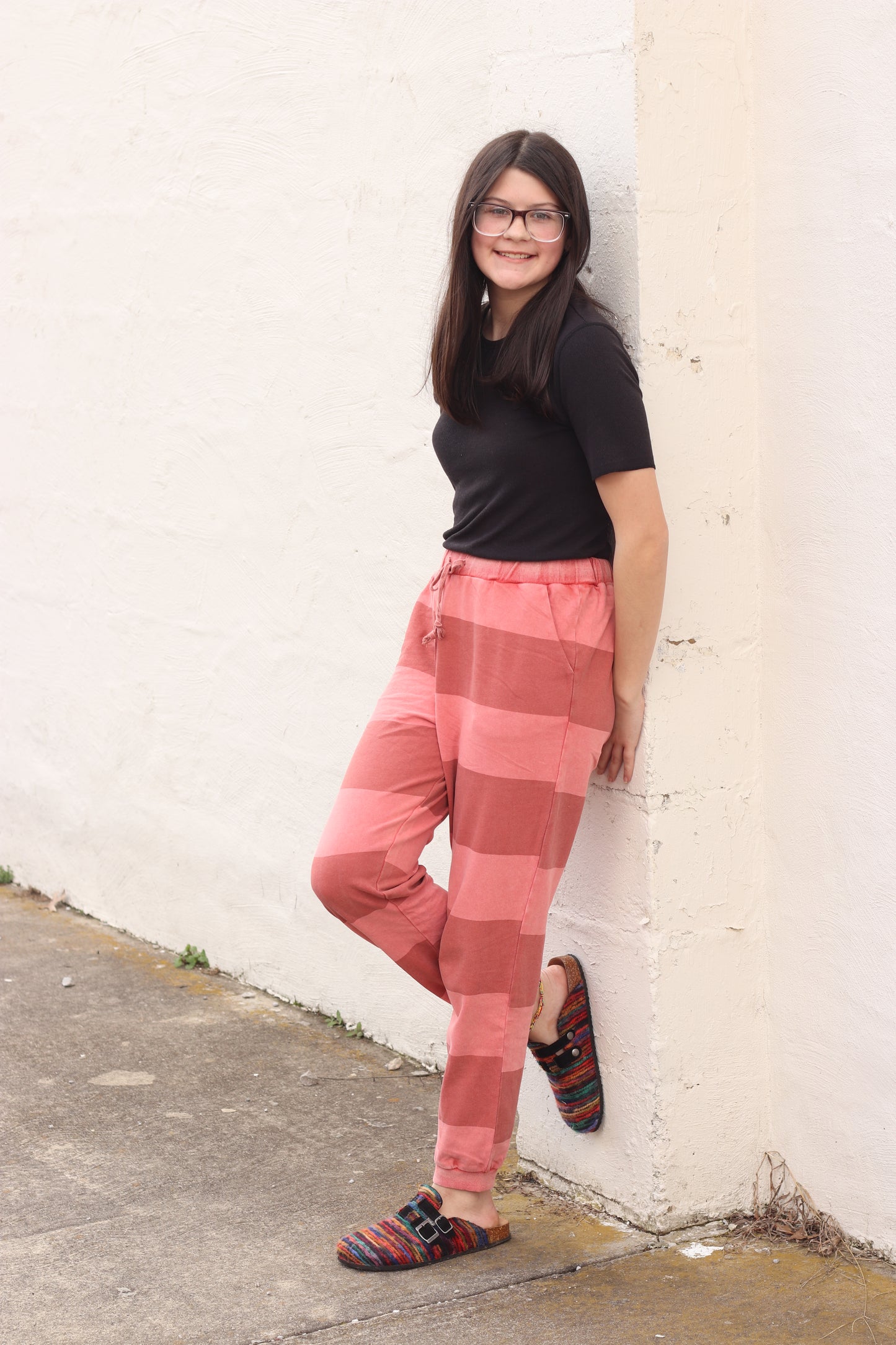 Coral Pink Joggers